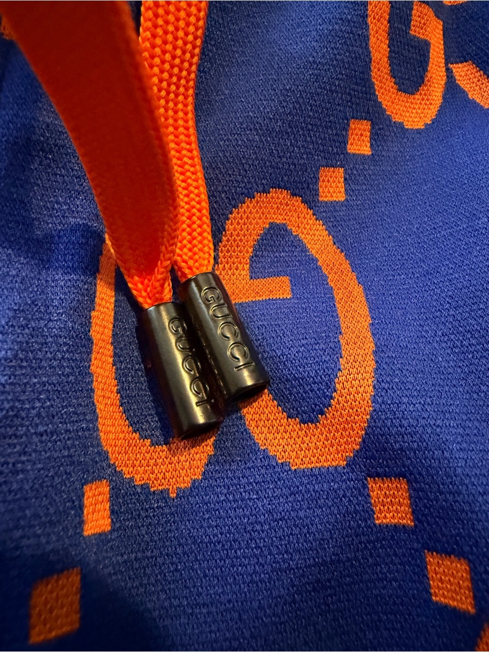 Gucci Blue and Orange GG Logo Polo - Picture 5 of 5
